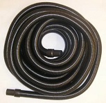 50ft Vacuum Hose 1 1/2in Crushproof Black w/ Cuffs